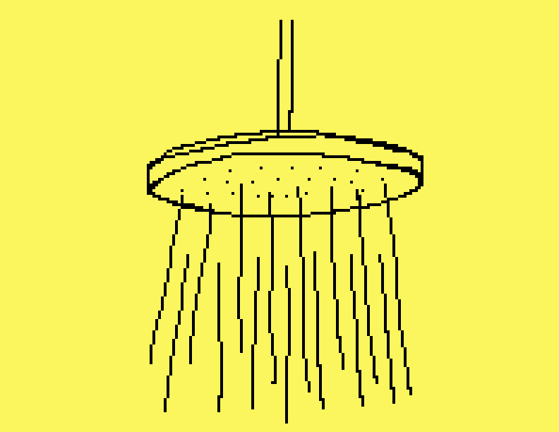 Running showerhead